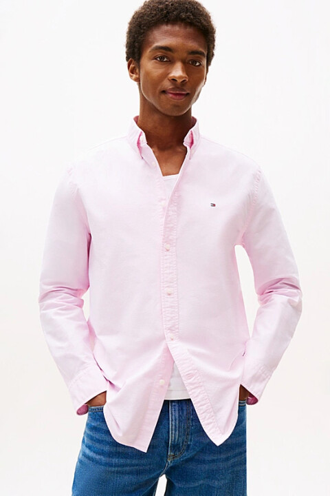 Erkek Heritage Oxford Regular Fit Gömlek - Açık Pembe 