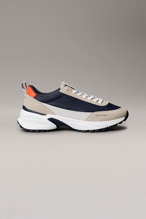 Erkek Hıke Runner Casual Ny-Su Sneakers - Lacivert/Bej 