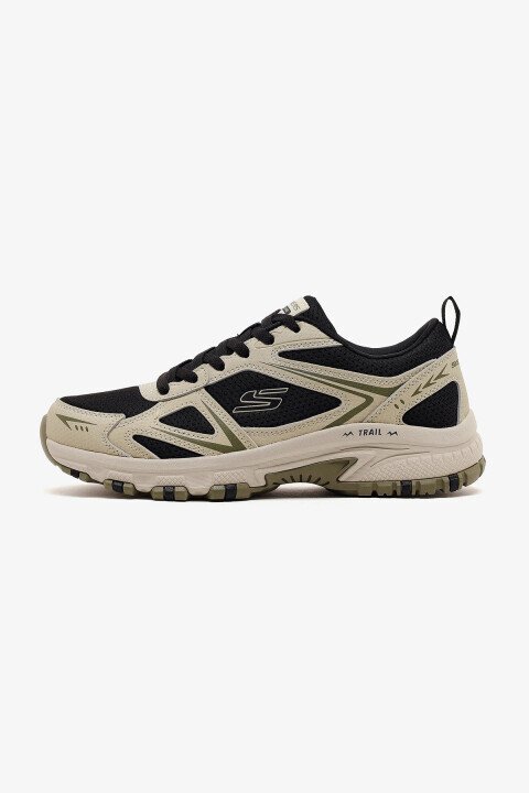 Erkek Hillcrest Outdoor Spor Ayakkabı - Bej/Siyah - SKECHERS