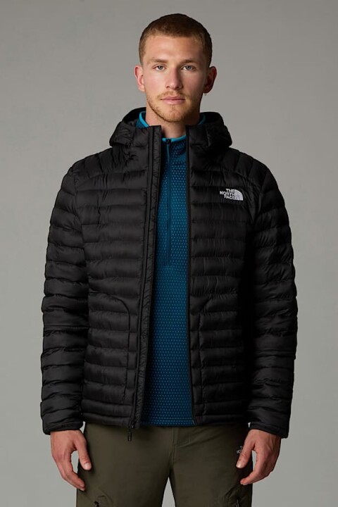 Erkek Huila Sentetik İzolasyonlu Kapüşonlu Mont - Siyah - The North Face