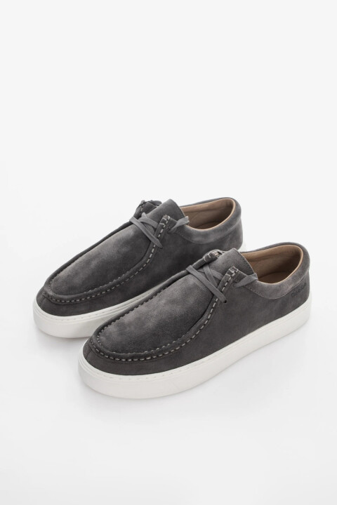 Erkek Hybrid Apron Laceup Ayakkabı - Gri - Calvin Klein