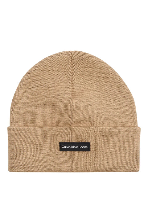 Erkek Inst Patch Yama Bere - Bej - Calvin Klein