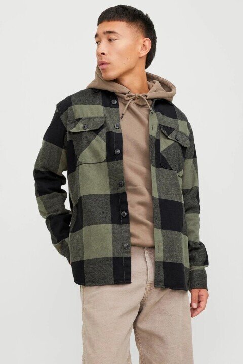 Erkek Jack & Jones Rahat Kalıplı Ceket - Yeşil - JACK & JONES