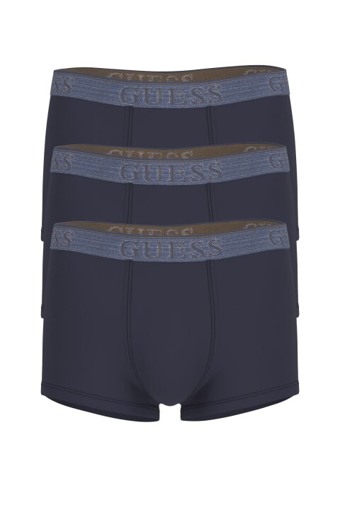 Erkek Joe 3'lü Boxer - Lacivert - Guess