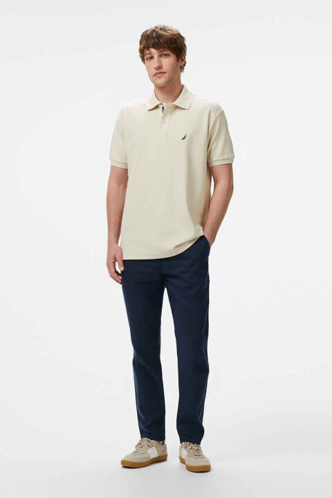 Erkek Jogger Keten Pantolon - Lacivert 