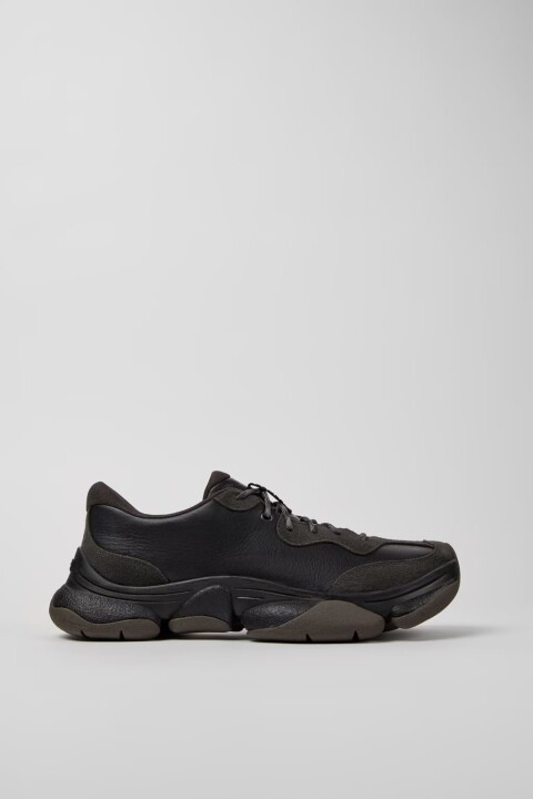 Erkek Karst 2 Deri Sneakers - Siyah - Camper