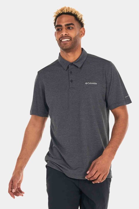 Erkek Kısa Kollu Polo T-Shirt - Siyah - Columbia