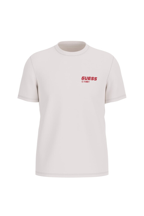 Erkek Lauro Aktif Regular Fit T-Shirt - Beyaz - Guess