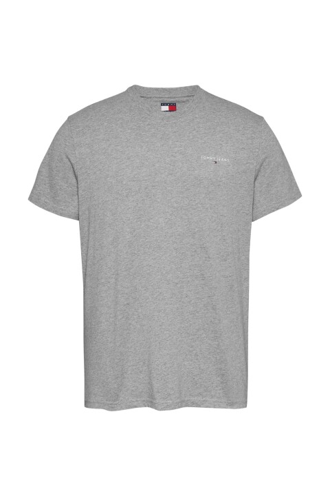 Erkek Linear Chest T-Shirt - Gri 