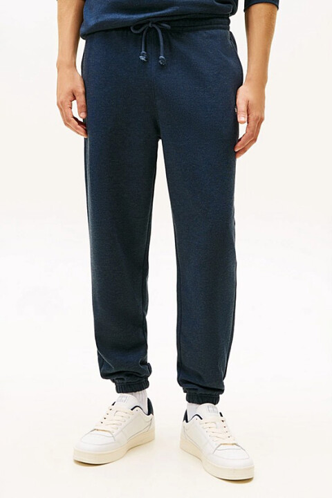 Erkek Logolu Pamuk Karışımlı Jogger Eşofman Altı - Lacivert 