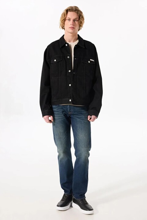 Erkek Ls 90'S NS Denim Erkek Ceket - Siyah 