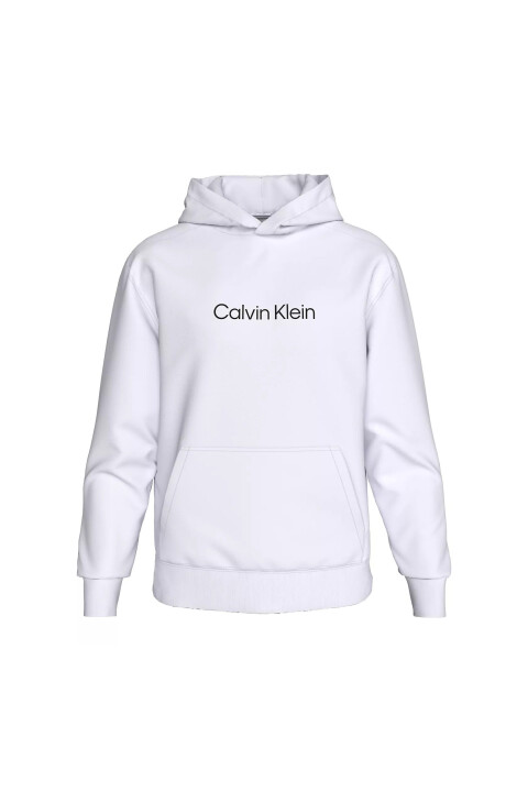 Erkek LS EU Standard Logo 350 Terry PO Sweatshirt - Beyaz - Calvin Klein