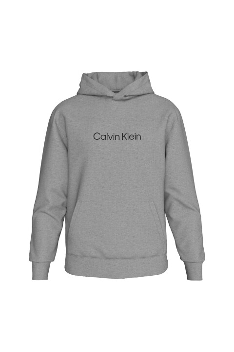 Erkek LS EU Standard Logo 350 Terry PO Sweatshirt - Gri - Calvin Klein