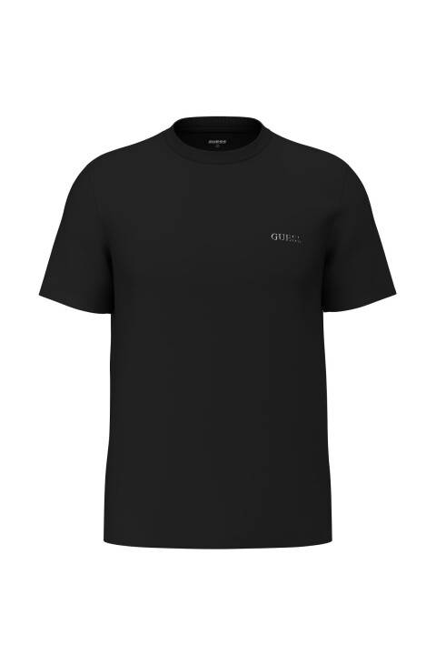 Erkek Marzio Aktif Regular Fit T-Shirt - Siyah - Guess