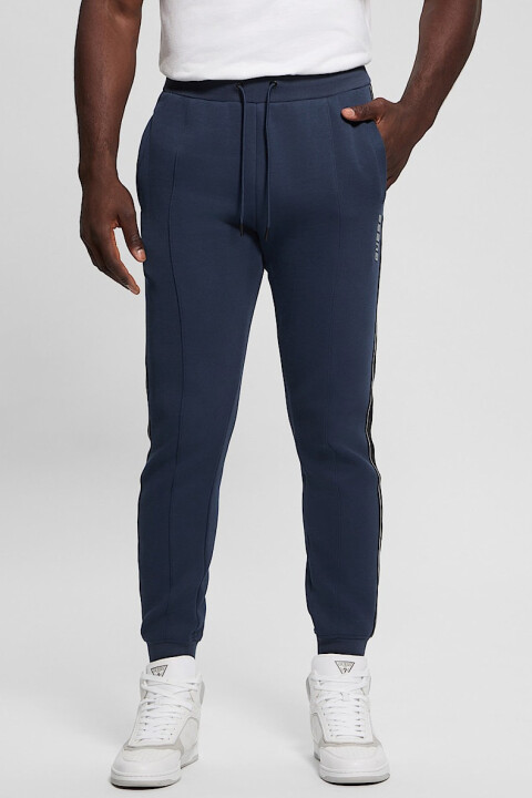 Erkek Mickey Yan Logo Eşofman Altı - Lacivert 