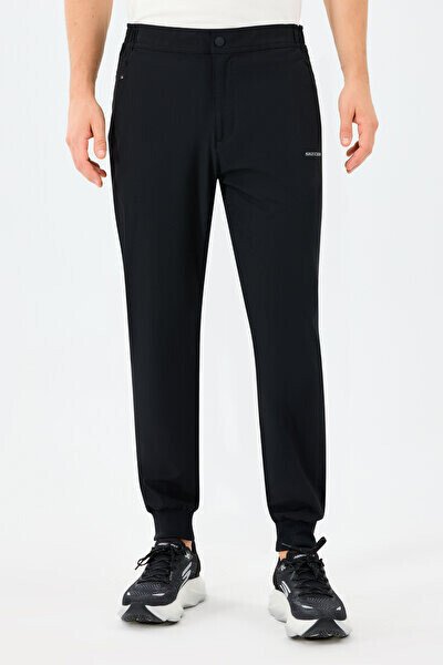 Erkek Micro Collection Yanı Fermuarlı Jogger Eşofman Altı - Siyah - Skechers