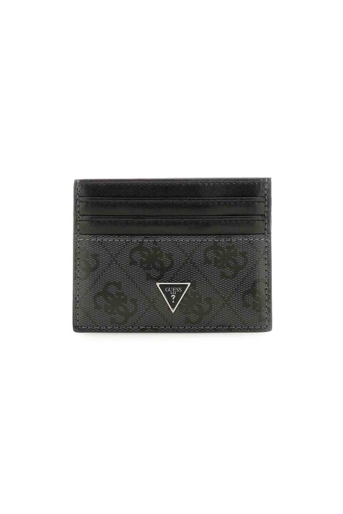 Erkek Milano Card Holder Cüzdan - Siyah - Guess