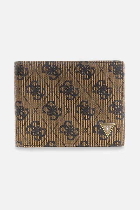 Erkek Milano Deri Cüzdan - Kahverengi - Guess