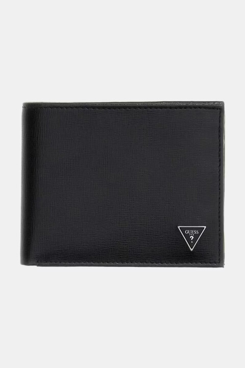 Erkek Milano Deri Cüzdan - Siyah - Guess