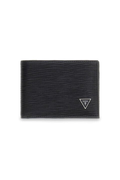 Erkek Milano Deri Cüzdan - Siyah - Guess