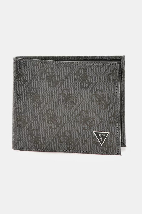 Erkek Milano Deri Cüzdan - Siyah - Guess