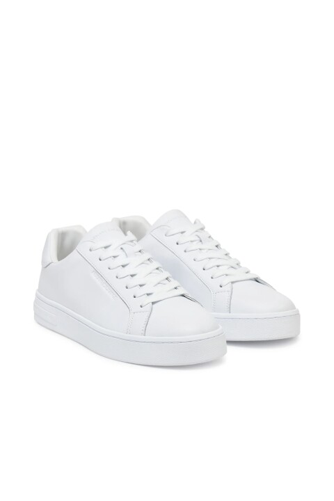 Erkek Minimalist Sneaker - Beyaz - Armani Exchange