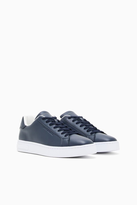 Erkek Minimalist Sneaker - Lacivert - Armani Exchange