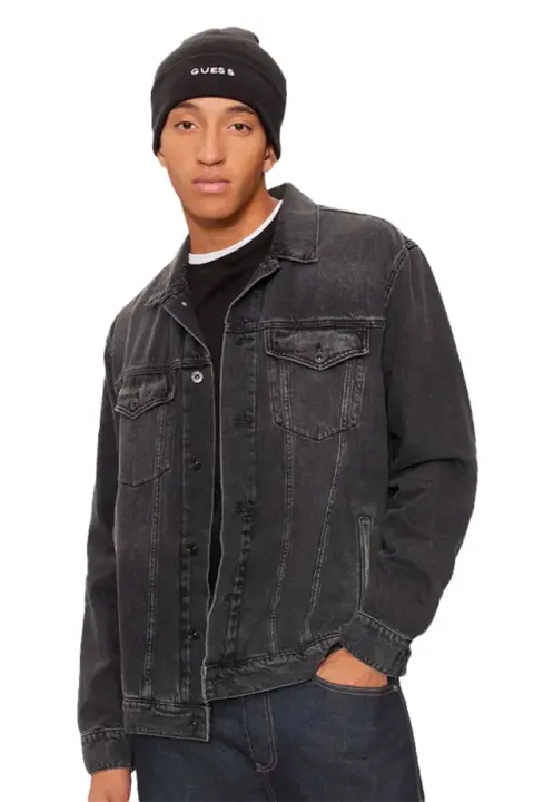 Erkek Mıto Guess Yazılı Bere - Siyah - Guess