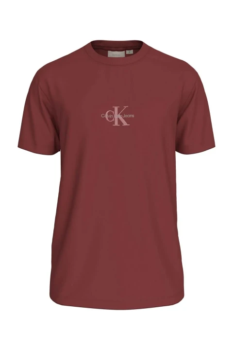 Erkek Monologo Tee T-Shirt - Kırmızı 