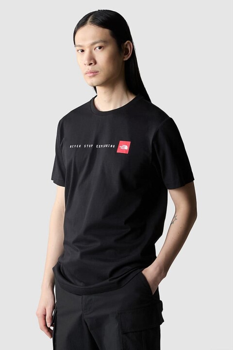 Erkek Never Stop Exploring T-Shirt - Siyah - The North Face