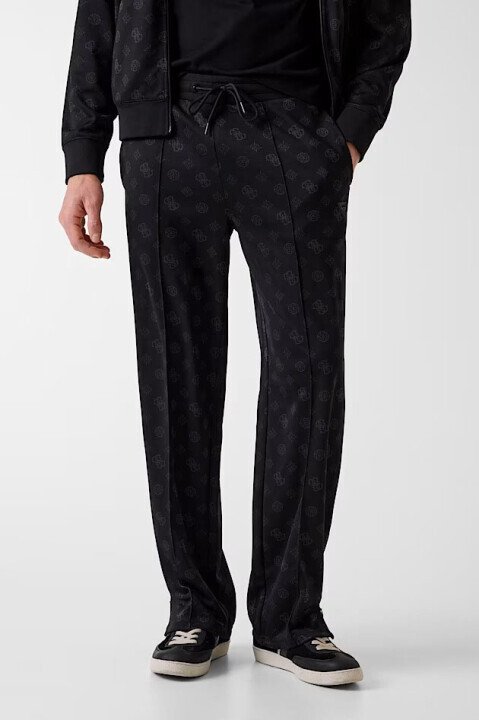 Erkek Ovidio Aktif Jogger Fit Eşofman Altı - Siyah - Guess