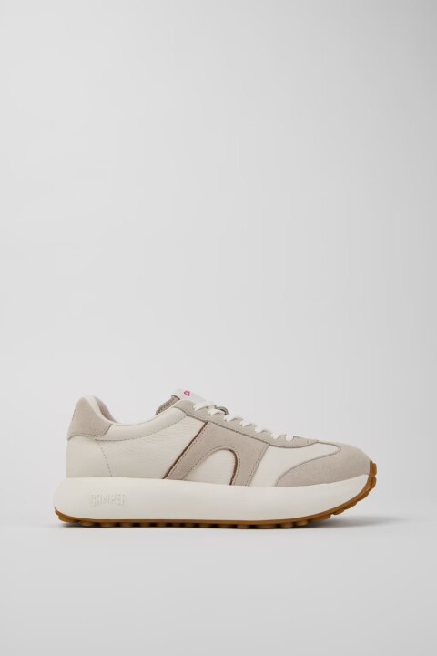 Erkek Pelotas Athens Deri Sneakers - Beyaz 