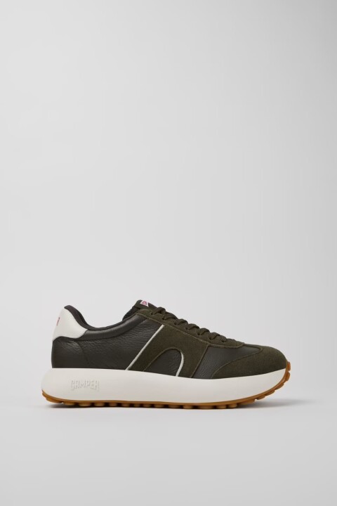 Erkek Pelotas Athens Deri Sneakers - Koyu Yeşil - Camper
