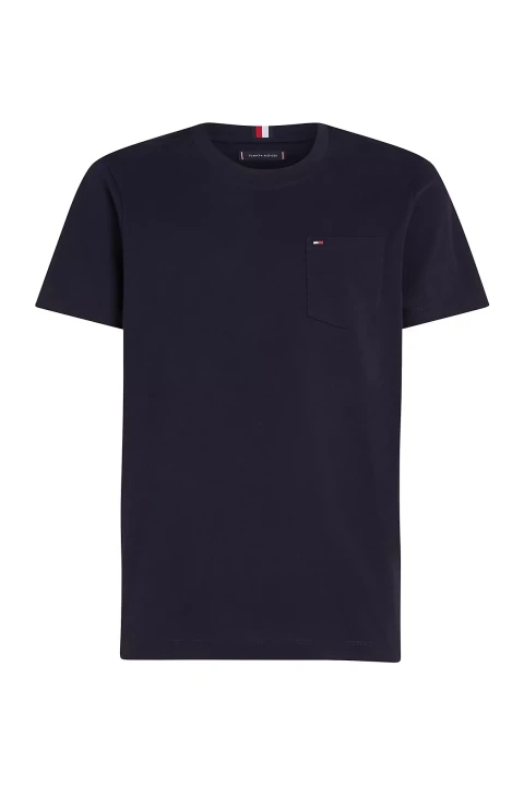 Erkek Pocket Tee T-Shirt-Lacivert 