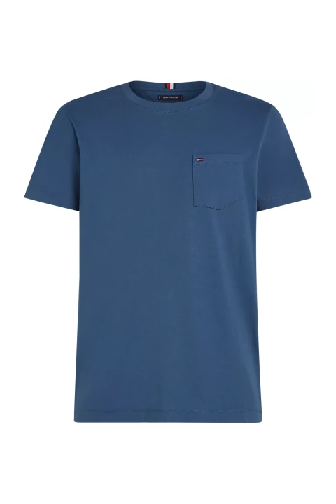 Erkek Pocket Tee T-Shirt-Mavi 