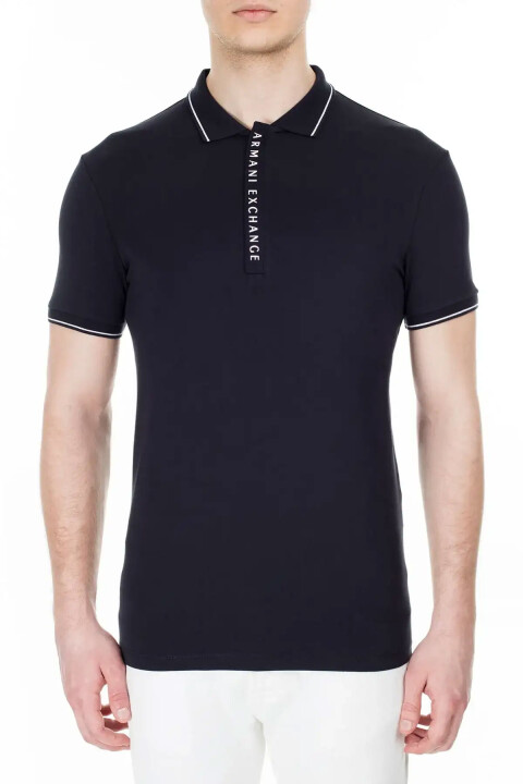 Erkek Polo Yaka T-Shirt - Lacivert 