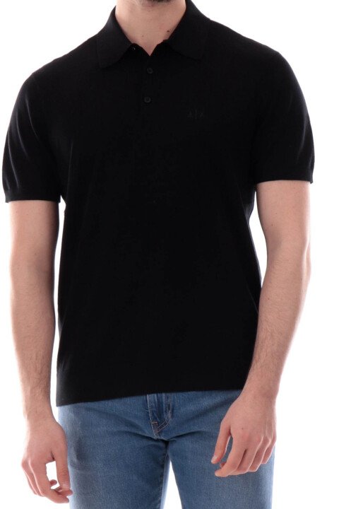 Erkek Polo Yaka T-Shirt - Siyah 