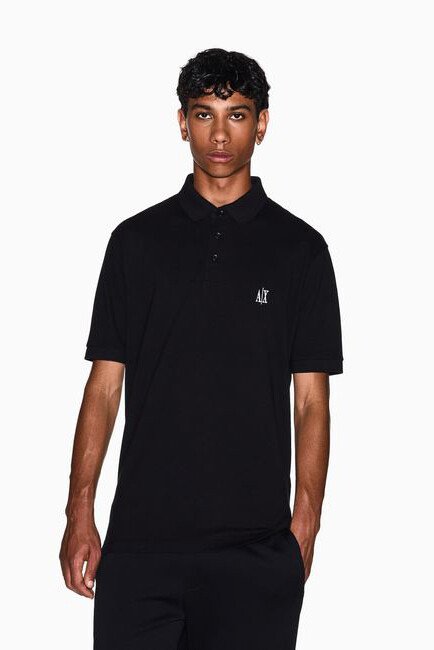Erkek Polo Yaka T-Shirt - Siyah 