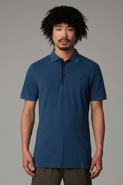 Erkek Premium Slim Polo T-Shirt - Mavi - The North Face