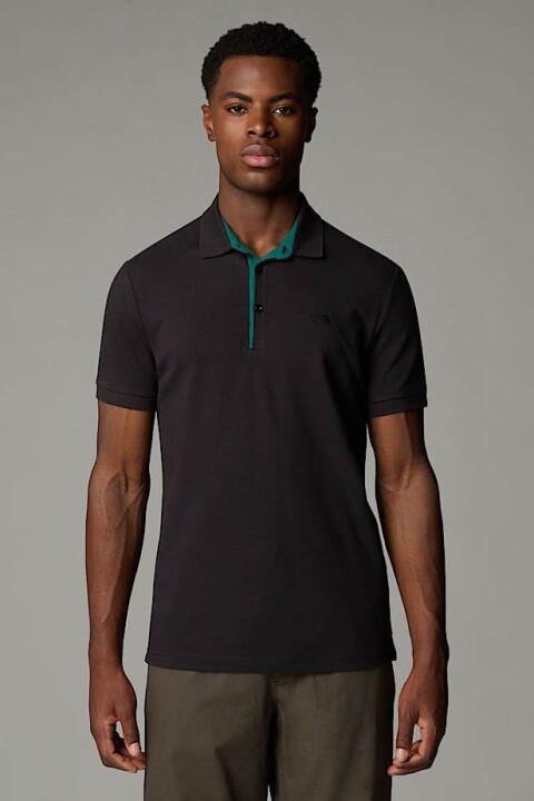 Erkek Premium Slim Polo T-Shirt - Siyah - The North Face
