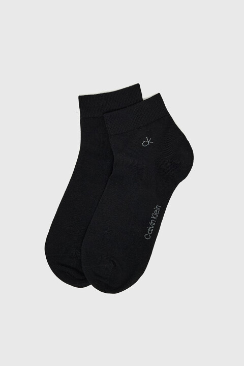 Erkek Quarter Çeyrek Konç Çorap 3'lü Paket - Siyah 