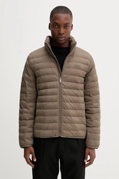 Erkek Regular Fit Kapitoneli Şişme Mont - Vizon - Calvin Klein