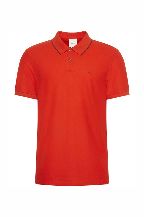 Erkek Regular Fit Kısa Kollu Polo Yaka T-Shirt - Kırmızı 