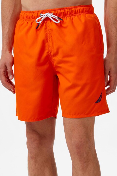 Erkek Regular Fit Mayo Şort - Turuncu - Nautica