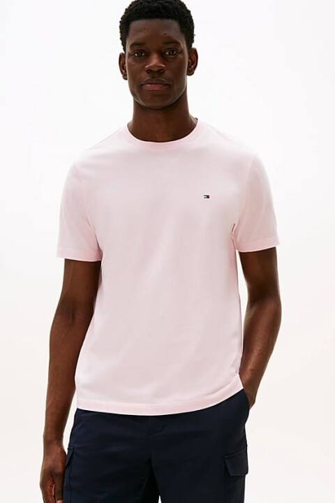 Erkek Regular Fit Pamuklu T-Shirt - Pembe 