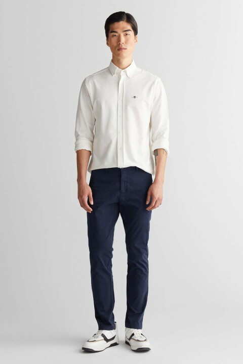 Erkek Regular Fit Pantolon - Lacivert - Gant
