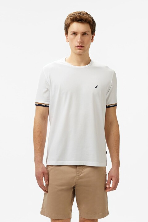 Erkek Regular Fit T-Shirt - Beyaz 