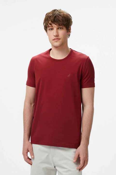 Erkek Regular Fit T-Shirt - Kırmızı 