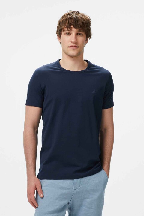 Erkek Regular Fit T-Shirt - Lacivert - Nautica