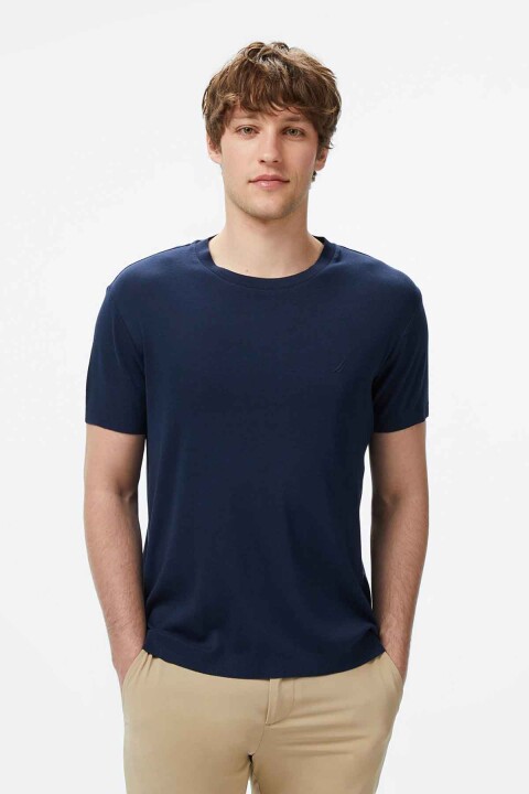 Erkek Regular Fit T-Shirt - Lacivert 